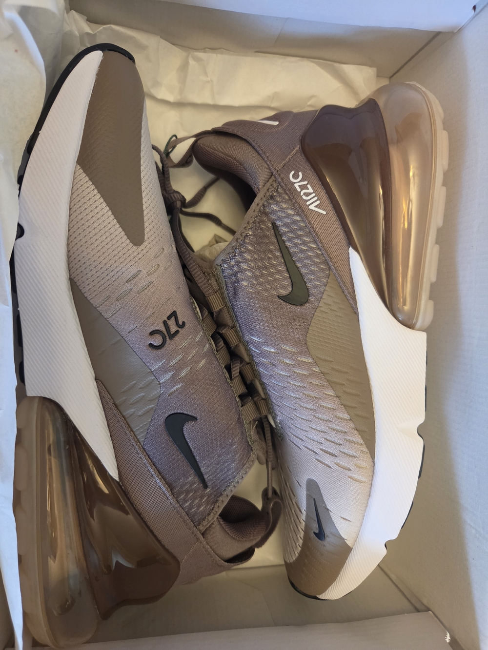 Nike Air Max 270 Men's Sneakers - Brown/Tan